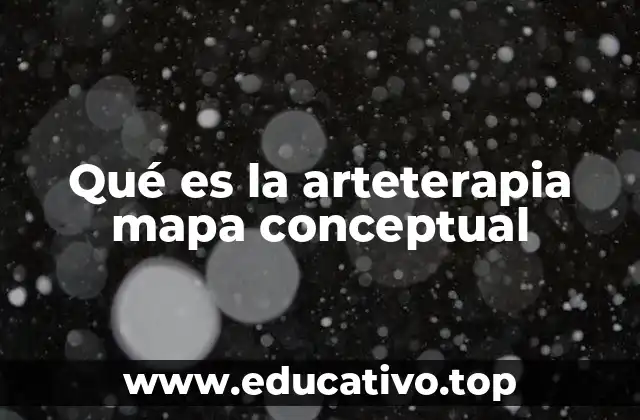Qué es la arteterapia mapa conceptual