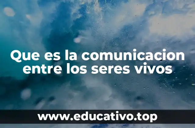 La comunicación como herramienta evolutiva en la naturaleza