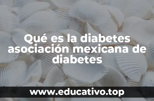 Qué es la diabetes asociación mexicana de diabetes
