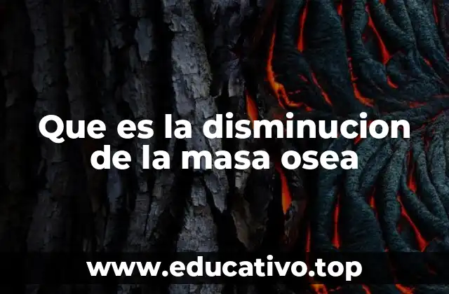 Factores que influyen en la pérdida de densidad ósea