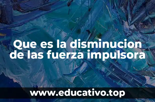 El impacto de la disminución de energía motriz en sistemas dinámicos