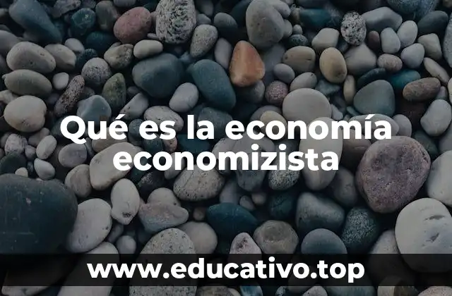 Qué es la economía economizista