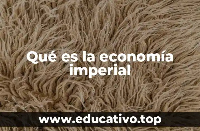 Qué es la economía imperial