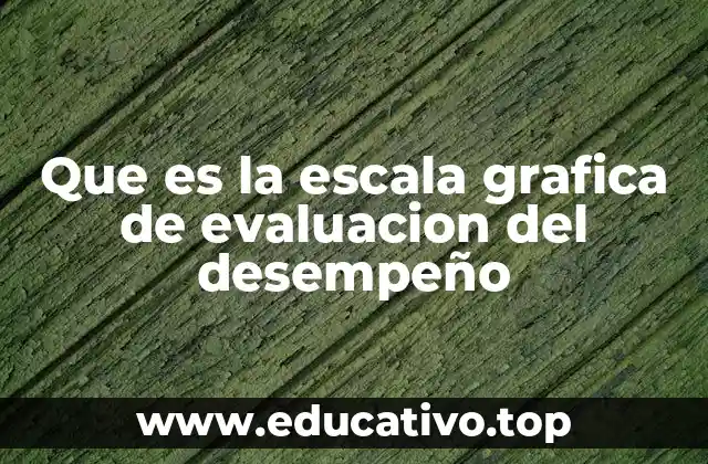 Que es la escala grafica de evaluacion del desempeño