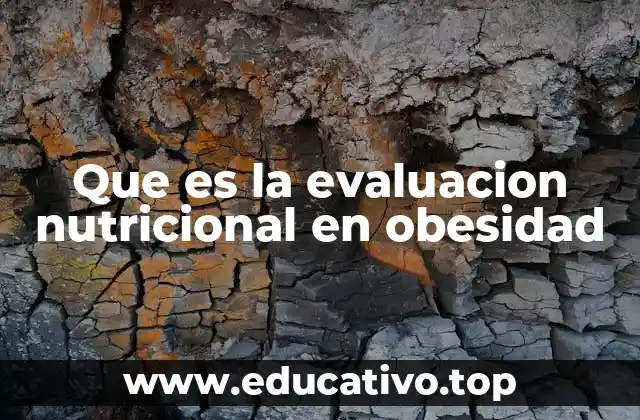 Que es la evaluacion nutricional en obesidad