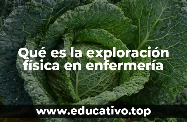 Qué es la exploración física en enfermería