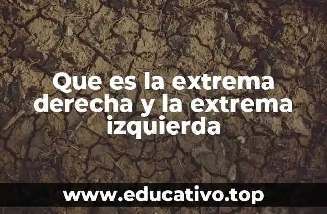 Que es la extrema derecha y la extrema izquierda