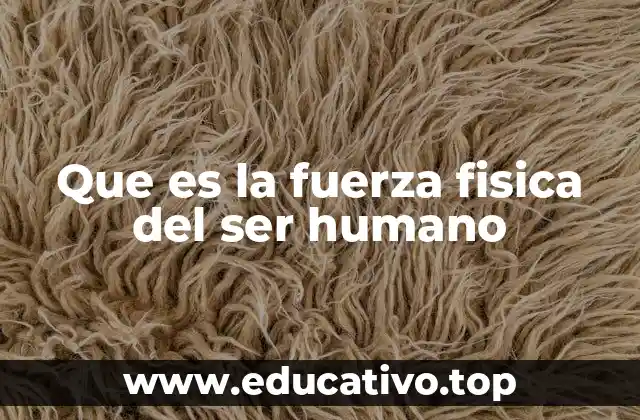 Cómo se desarrolla la fuerza física a lo largo de la vida