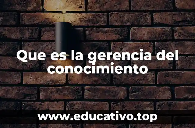 Cómo la gerencia del conocimiento transforma las organizaciones