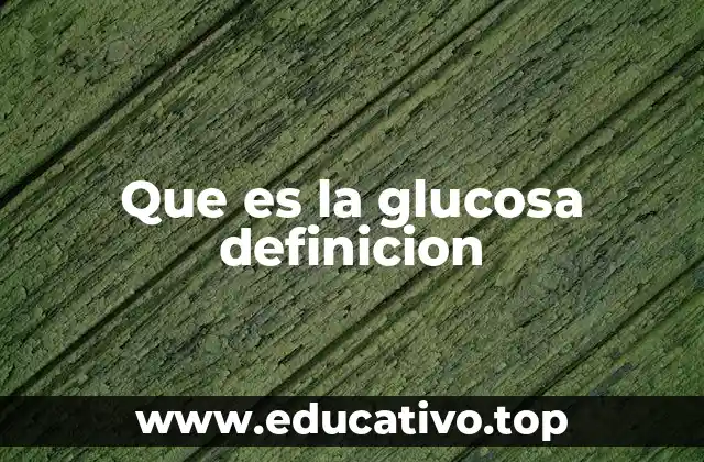 La importancia de la glucosa en el organismo humano
