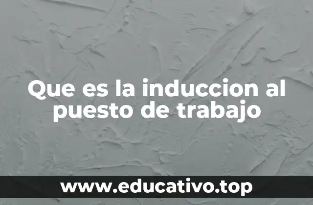 El proceso de adaptación laboral