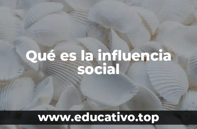Qué es la influencia social