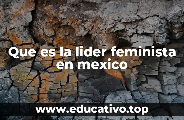 Que es la lider feminista en mexico