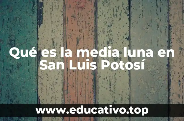 La media luna como parte de la gastronomía regional