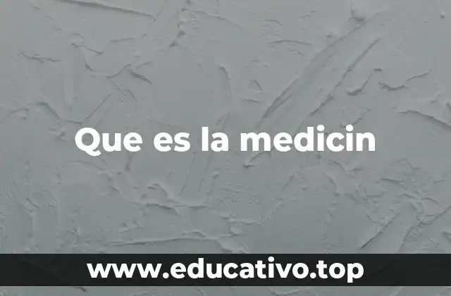 Que es la medicin