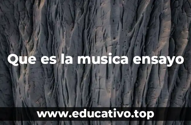 El proceso previo a una presentación musical