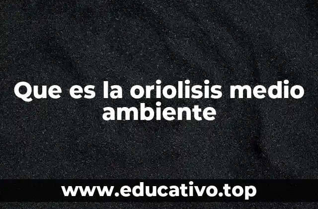 La oriolisis en la dinámica de la atmósfera