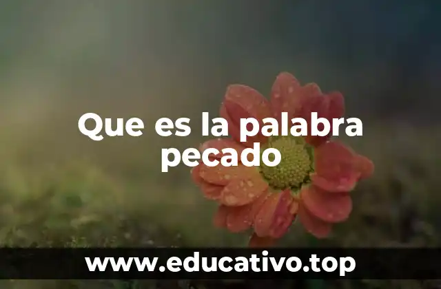 El pecado en la historia del pensamiento humano