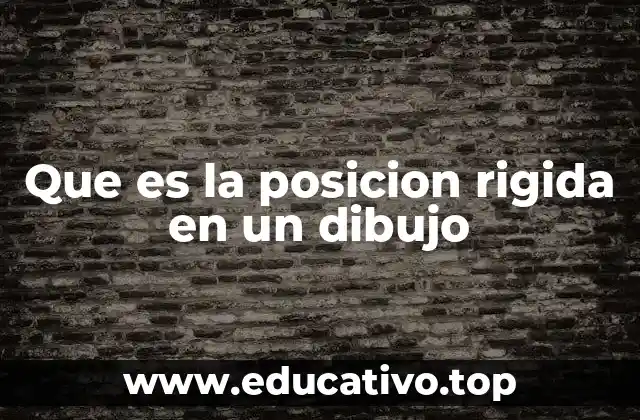 Que es la posicion rigida en un dibujo