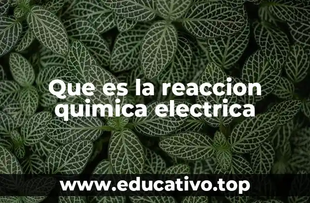 El papel de la electroquímica en la generación de electricidad