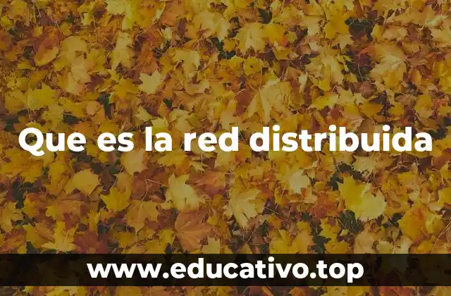 Características fundamentales de una red distribuida