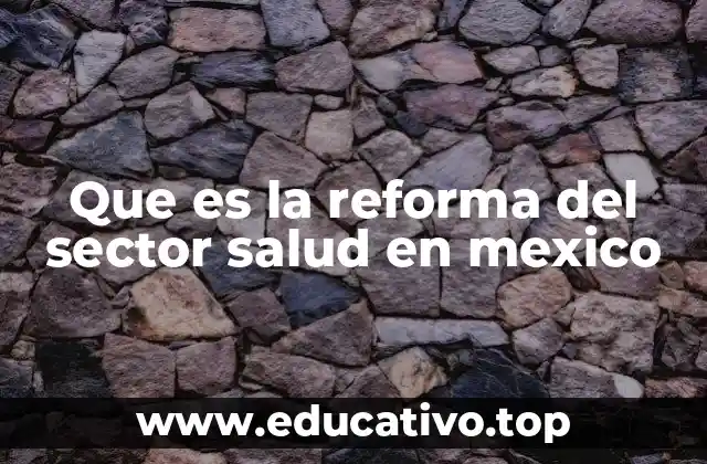 La evolución histórica del sector salud en México
