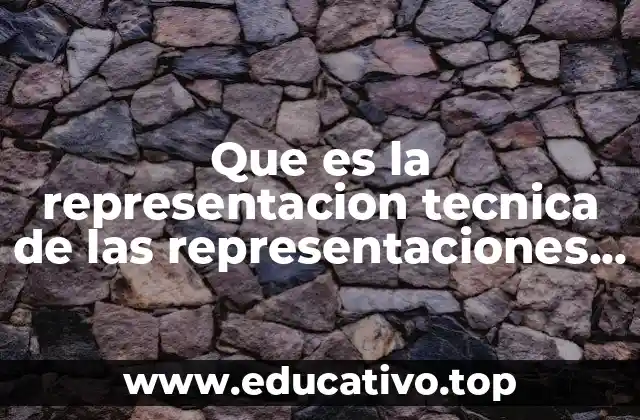 Que es la representacion tecnica de las representaciones isometricas
