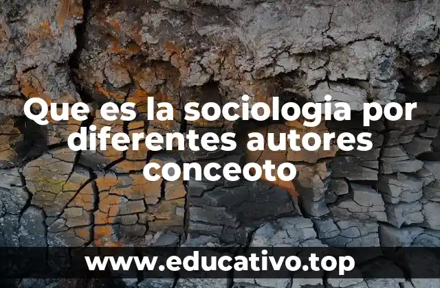 La sociología como ciencia social y sus enfoques teóricos