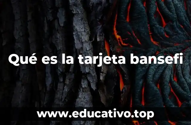 Qué es la tarjeta bansefi