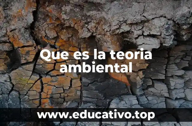 Que es la teoria ambiental