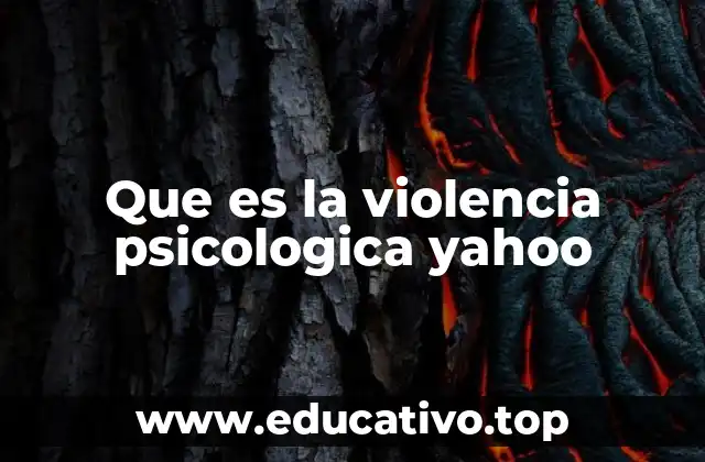 Cómo se manifiesta la violencia psicológica en las relaciones