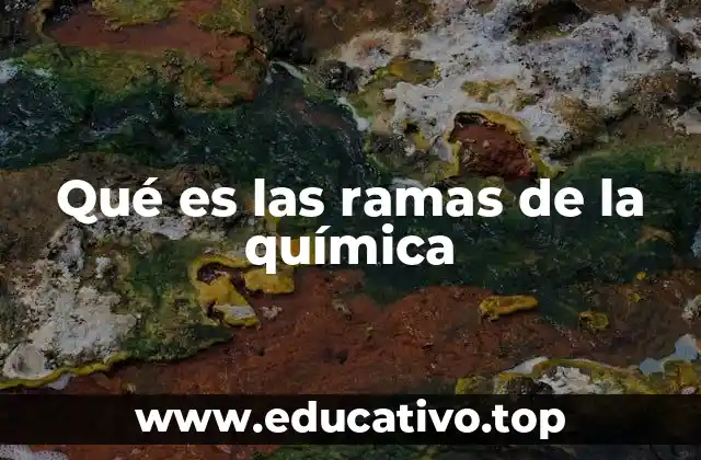 Diferentes formas de clasificar la química