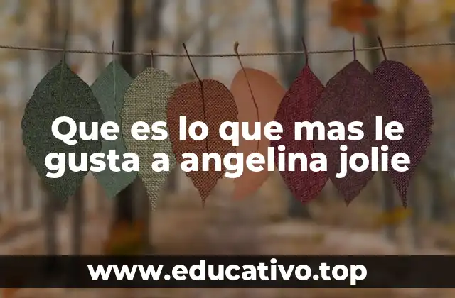 El lado oculto de Angelina Jolie