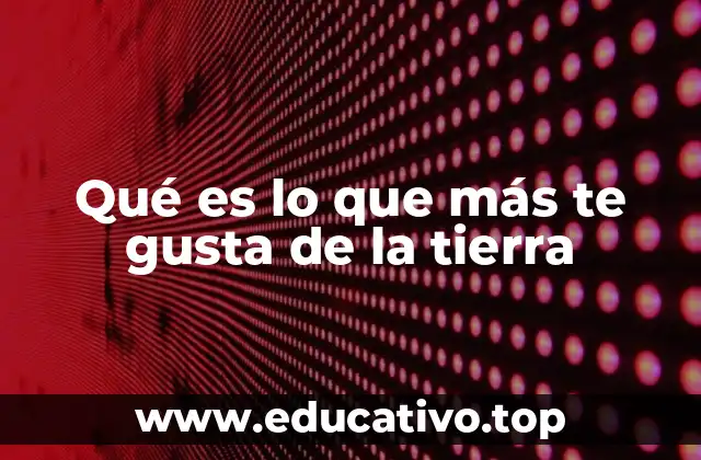 Lo que nos une a todos: la conexión con el planeta