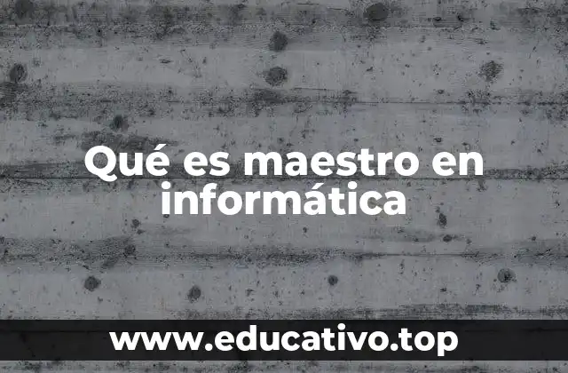 La importancia de la formación en informática