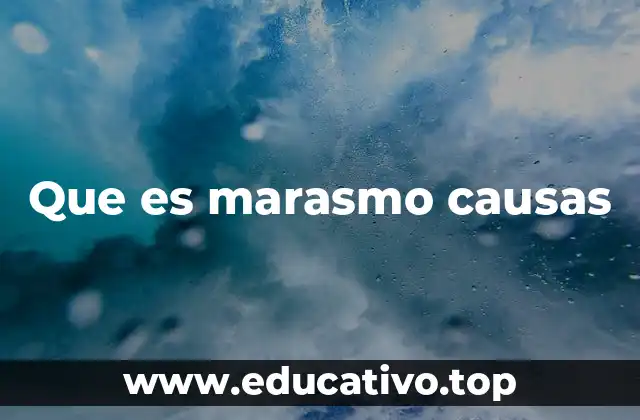 Factores que pueden llevar al desarrollo del marasmo en los niños