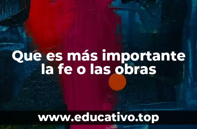 La fe como base espiritual y moral