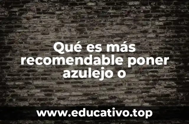 Cómo elegir entre azulejo y otra opción para revestimiento