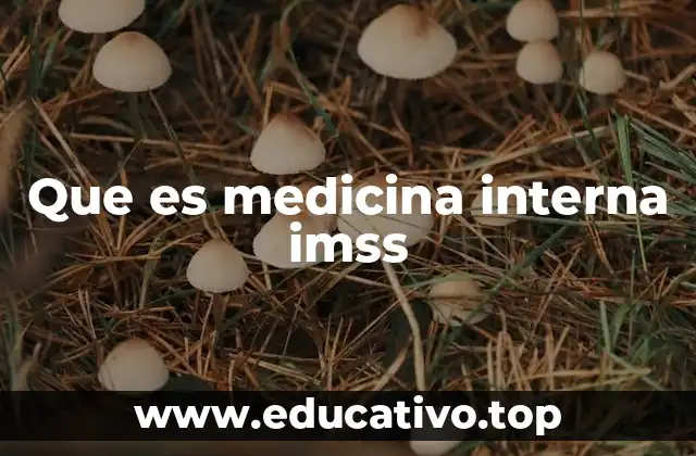 La importancia de la medicina interna en el sistema de salud mexicano