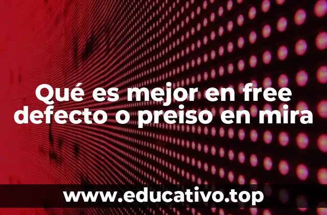 Diferencias entre las configuraciones básicas y avanzadas de Mira