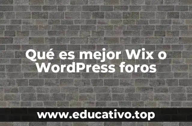 Ventajas y desventajas de usar Wix para foros en línea