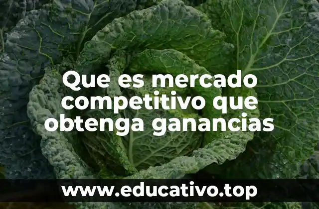 Características de los mercados competitivos y su impacto en los negocios