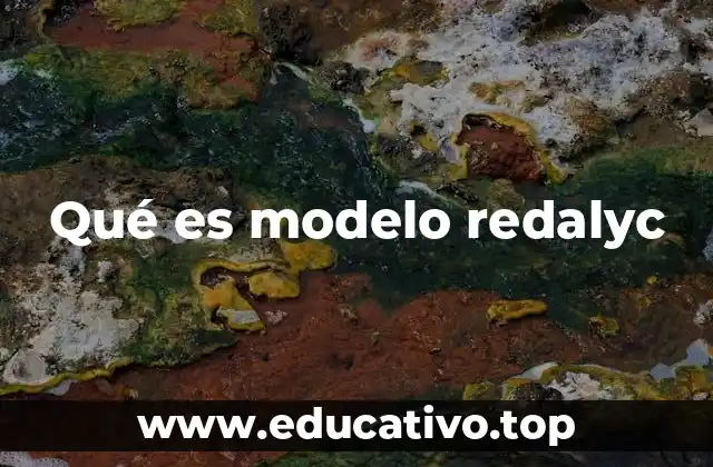 Qué es modelo redalyc