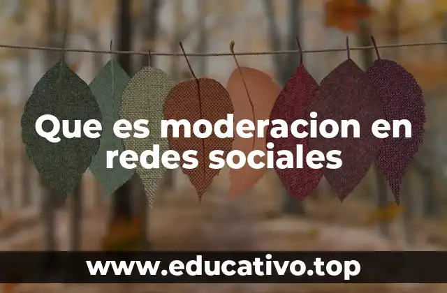 Que es moderacion en redes sociales
