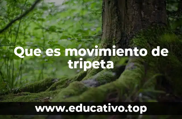 Que es movimiento de tripeta