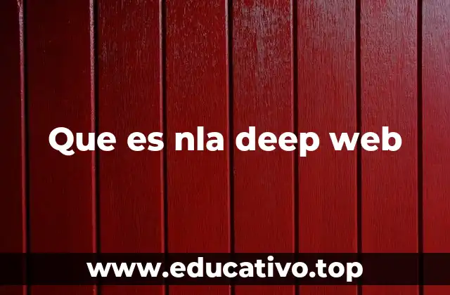 Que es nla deep web
