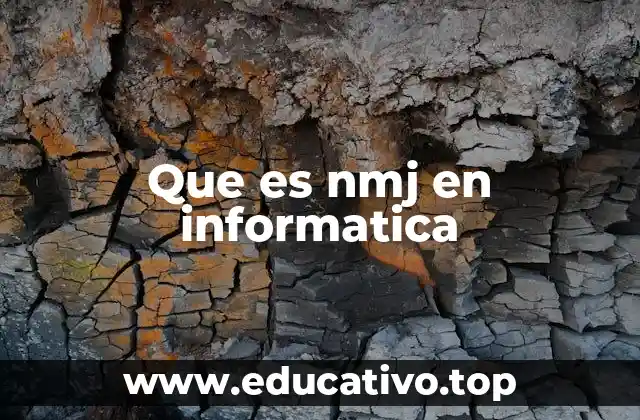 NMJ como parte de un lenguaje técnico o jerga de programadores