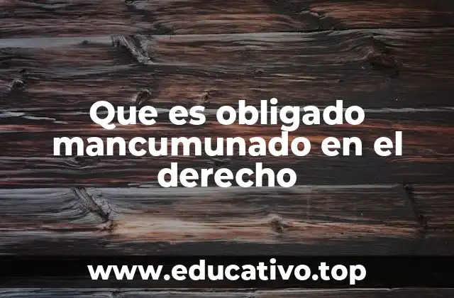 El rol de los obligados mancumunados en los contratos colectivos