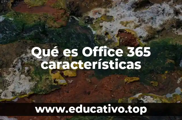 Qué es Office 365 características