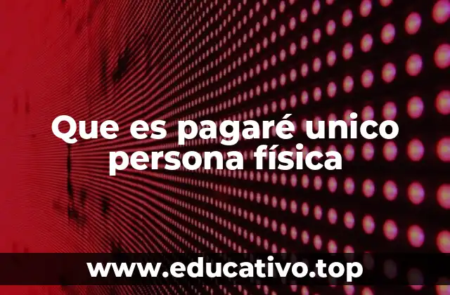 El pagaré como instrumento de seguridad en operaciones personales